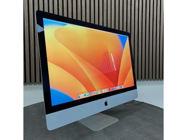 Imac 2017 - 27 inch 5k - 1tb ssd - 24gb werkgeheugen - 4gb videokaart , apple, grijs / chroom, 2017 - afbeelding 2 van  8