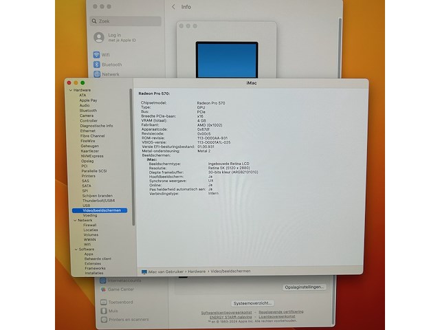 Imac 2017 - 27 inch 5k - 1tb ssd - 24gb werkgeheugen - 4gb videokaart , apple, grijs / chroom, 2017 - afbeelding 7 van  8