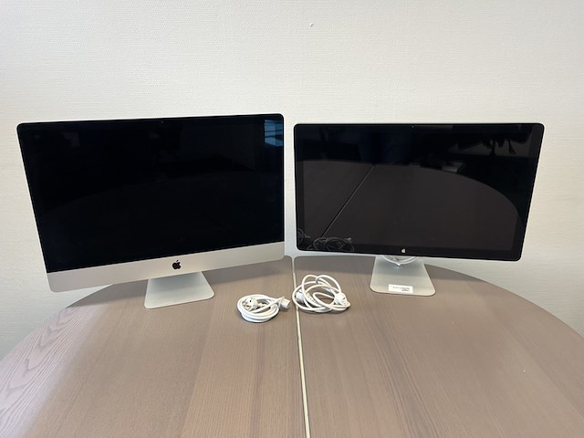 Imac 27" met 27" thunderbolt display, apple, imac - afbeelding 1 van  7