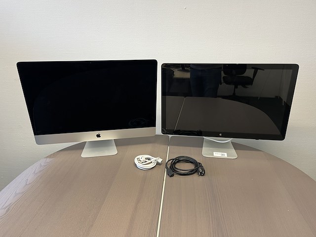 Imac 27" met 27" thunderbolt display, apple, imac - afbeelding 1 van  7