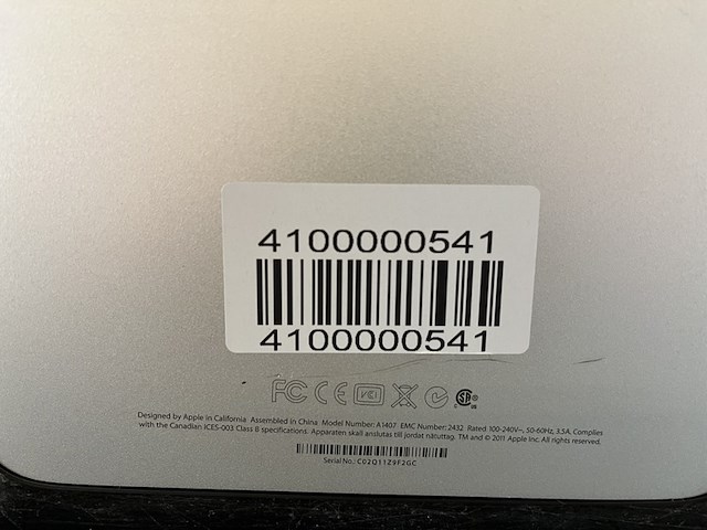 Imac 27" met 27" thunderbolt display, apple, imac - afbeelding 7 van  7