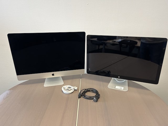 Imac 27" met 27" thunderbolt display, apple, imac - afbeelding 1 van  7