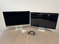 Imac 27" met 27" thunderbolt display, apple, imac - afbeelding 1 van  7