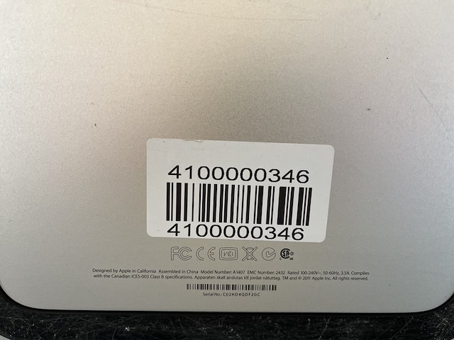 Imac 27" met 27" thunderbolt display, apple, imac - afbeelding 7 van  7