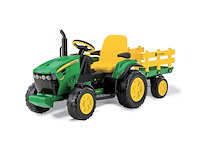 Imaginarium traktor john deere 12v elektrische traktor 12v met radio kinderen - afbeelding 1 van  8