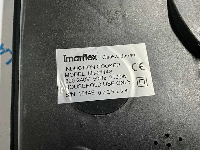 Imarflex iih-2114s inductie kookplaat - afbeelding 5 van  6