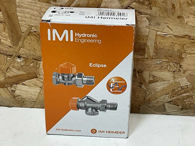 Imi afsluiter thermostatisch dynamisch eclipse haaks verkeerd 3/8" dn10 verkort (7x) - afbeelding 2 van  3