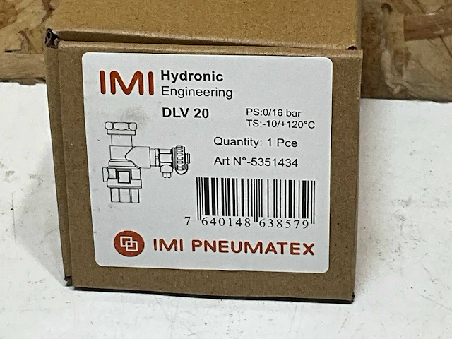 Imi pneumatex dlv20 kapventiel 16 bar 3/4 - afbeelding 3 van  4