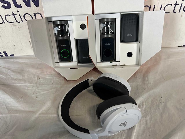 Imou deurbel & trust headset - afbeelding 1 van  1