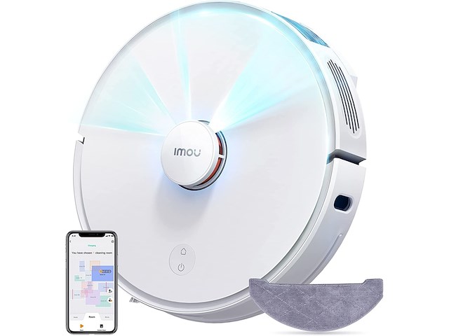 Imou rv1c robotstofzuiger dweilfunctie wit - afbeelding 1 van  6