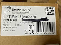 Imp pumps nmt mini 32/100-180 cv-circulatiepompen 10 meter (4x) - afbeelding 6 van  6