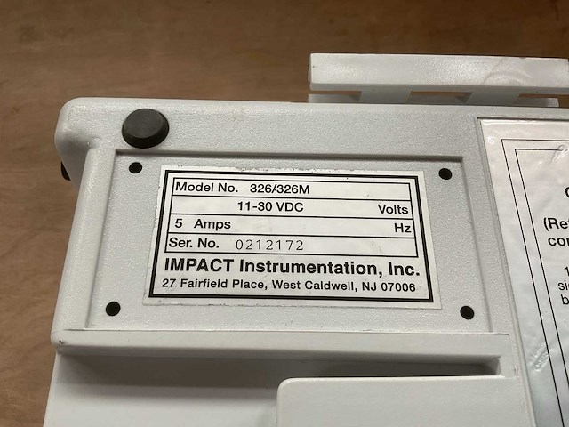 Impact instrumentation 326/326m suction system - afbeelding 5 van  5