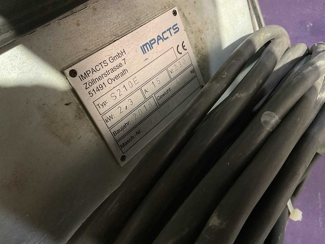 Impacts s210e kogelstraalmachine - afbeelding 5 van  5