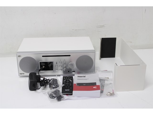 Imperial 22 248 00 dabman i450 cd internet/dab+ radio zilver/wit - afbeelding 3 van  3