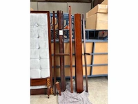 Imperial bed mahonie hout, vergulde accenten - afbeelding 1 van  2