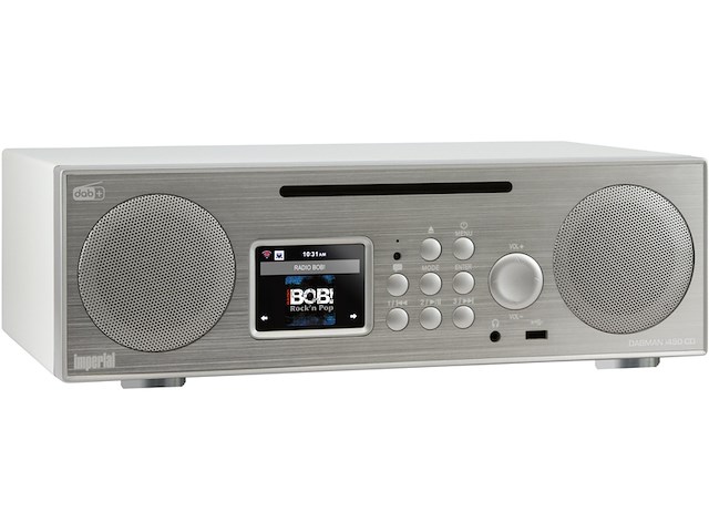 Imperial dabman i450 cd internet/dab+ radio zilver wit - afbeelding 2 van  4