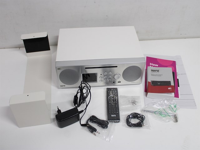 Imperial dabman i450 cd internet/dab+ radio zilver/wit - afbeelding 2 van  2
