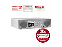 Imperial dabman i450 internet/dab+ radio zilver/wit - afbeelding 2 van  4
