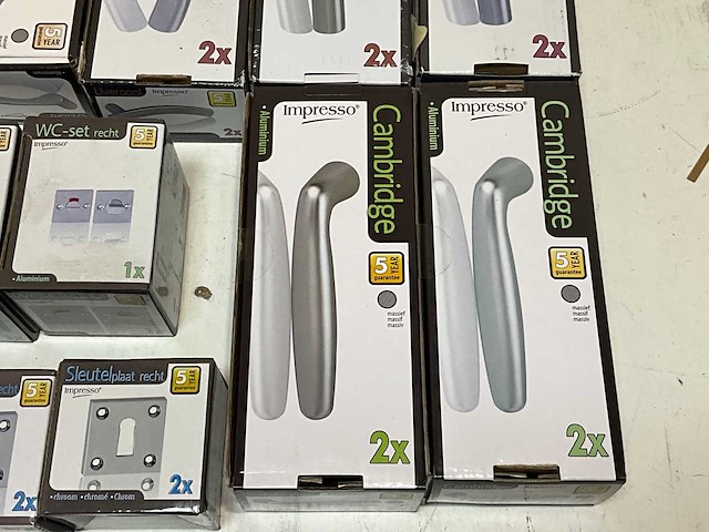 Impresso partij divers deurbeslag (36x) - afbeelding 10 van  13