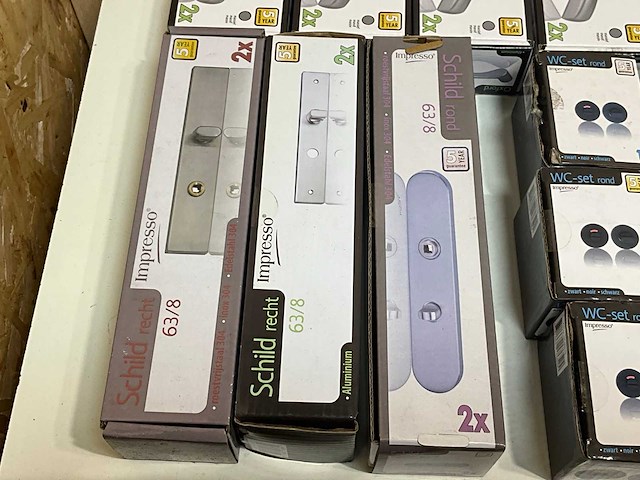 Impresso partij divers deurbeslag (36x) - afbeelding 12 van  13