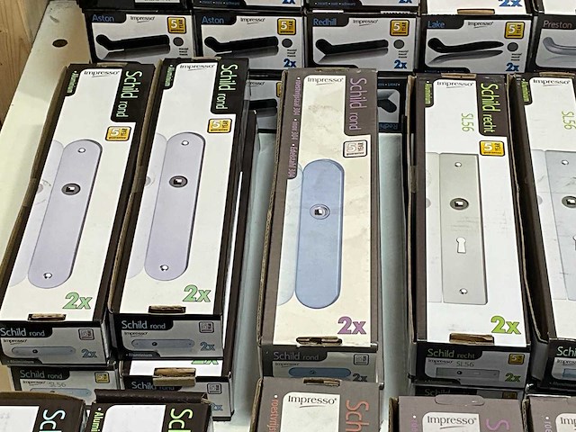 Impresso partij divers deurbeslag (66x) - afbeelding 3 van  17