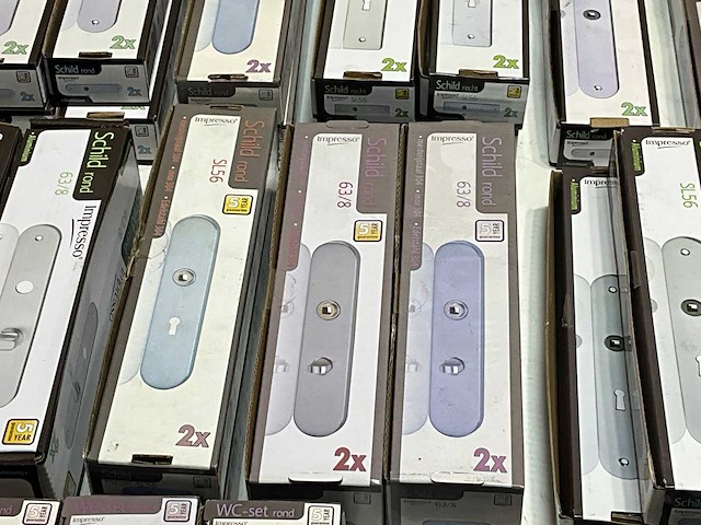 Impresso partij divers deurbeslag (66x) - afbeelding 5 van  17