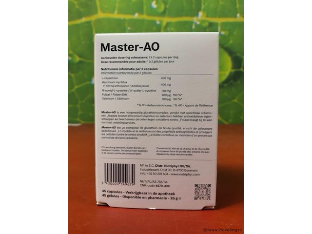 Improvum voedingssupplementen, diverse soorten o.a. antioxidanten & oxidatieve stress - afbeelding 7 van  9