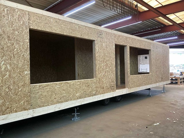 Imsip verplaatsbare mantelzorgwoning (casco/ruwbouw) op stalen onderframe met wielen – sip panelen – luchtdicht - afbeelding 2 van  32