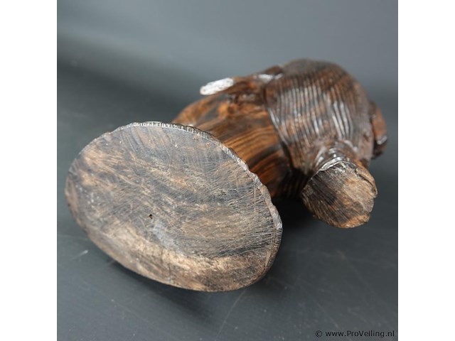 In coromandelhout gesneden buste - afbeelding 5 van  5