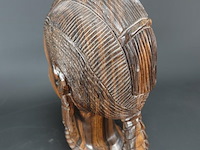 In coromandelhout gesneden buste - afbeelding 3 van  5