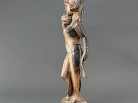 In coromandelhout gesneden indische dame - afbeelding 3 van  5
