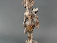 In coromandelhout gesneden indische dame - afbeelding 4 van  5
