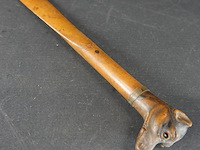 In fraai detail in hout gesneden briefopener - afbeelding 2 van  5