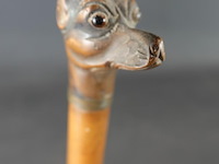 In fraai detail in hout gesneden briefopener - afbeelding 3 van  5