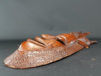 In hard hout gesneden masker - afbeelding 3 van  5