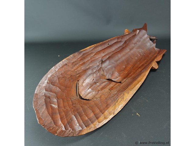 In hard hout gesneden masker - afbeelding 5 van  5