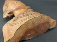 In hardhout gesneden indische buste - afbeelding 5 van  5