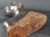 In hardhout gesneden indische buste - afbeelding 5 van  5