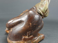 In hardhout gesneden indische fluitspeler - afbeelding 3 van  5