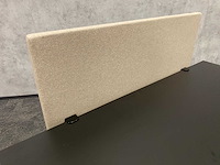 In hoogte instelbaar bureau 160x80 beige zwart - afbeelding 10 van  12