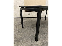 In hoogte instelbaar bureau 160x80 zwart beige - afbeelding 8 van  18