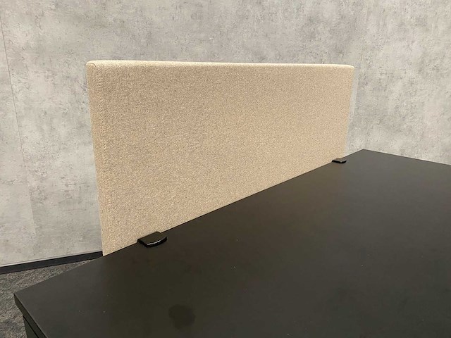 In hoogte instelbaar bureau 160x80 zwart beige - afbeelding 12 van  18