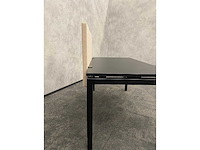 In hoogte instelbaar bureau 160x80 zwart beige - afbeelding 16 van  18