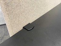 In hoogte instelbaar bureau 160x80 zwart beige - afbeelding 15 van  18