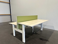 In hoogte verstelbaar bureau met geluidswand - afbeelding 7 van  7