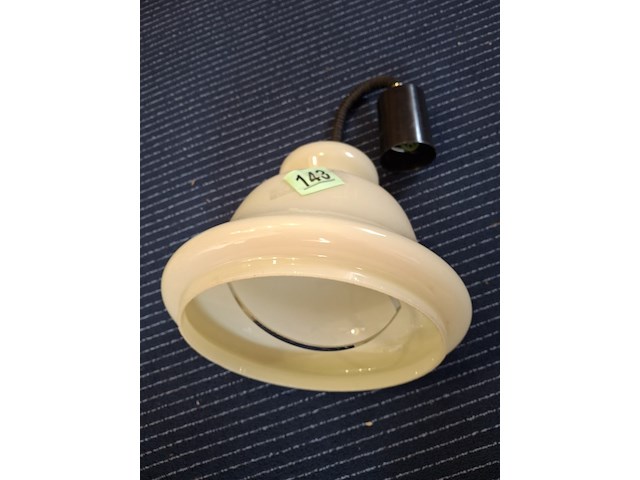 In hoogte verstelbare klassieke hanglamp met glazen kap diameter 30 cm - afbeelding 3 van  3