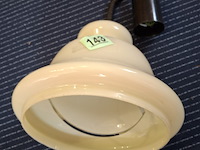 In hoogte verstelbare klassieke hanglamp met glazen kap diameter 30 cm - afbeelding 3 van  3