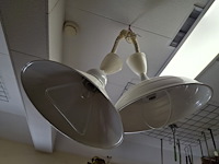 In hoogte verstelbare lampen metaal 2 stuks - afbeelding 1 van  3
