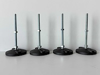 In hoogte verstelbare stevige voetplaten. ( 4x ) - afbeelding 3 van  3