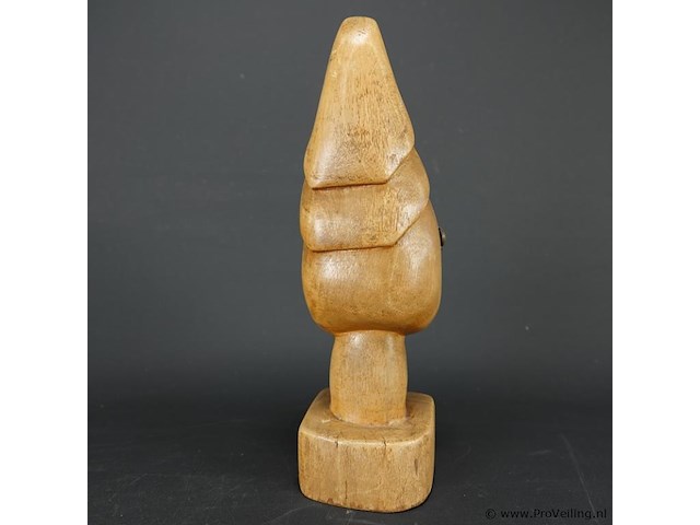 In hout gesneden buste - afbeelding 3 van  5